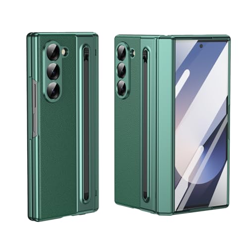 Handyhüllen, kompatibel mit Samsung Galaxy Z Fold 6, Handyhülle mit integriertem neuen kompakten S-Stiftschlitz und Displayschutzfolie, normalem Eingabestift, faltbare Serie, Vollpack-Schutzhülle Handyhüllen, kompatibel mit Samsung Galaxy Z Fold 6, Handyhülle mit integriertem neuen kompakten S-Stiftschlitz und Displayschutzfolie, normalem Eingabestift, faltbare Serie, Vollpack-Schutzhülle von HUOLUNGJIN