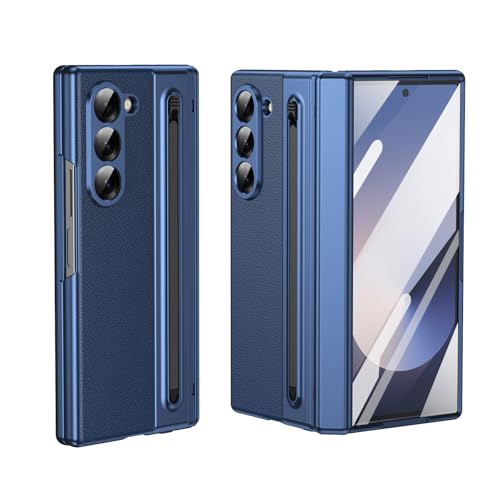 Handyhüllen, kompatibel mit Samsung Galaxy Z Fold 6, Handyhülle mit integriertem neuen kompakten S-Stiftschlitz und Displayschutzfolie, normalem Eingabestift, faltbare Serie, Vollpack-Schutzhülle Handyhüllen, kompatibel mit Samsung Galaxy Z Fold 6, Handyhülle mit integriertem neuen kompakten S-Stiftschlitz und Displayschutzfolie, normalem Eingabestift, faltbare Serie, Vollpack-Schutzhülle von HUOLUNGJIN