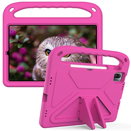 Kinder-Schutzhülle, kompatibel mit Xiaomi Mi Pad 5 / Mi Pad 5 Pro 27,9 cm (11 Zoll) 2021, Schutzhülle mit Stylus-Halterung und Schultergurt, Griff und Ständer, robuste Hybrid-Schutzhülle für Kinder von HUOLUNGJIN