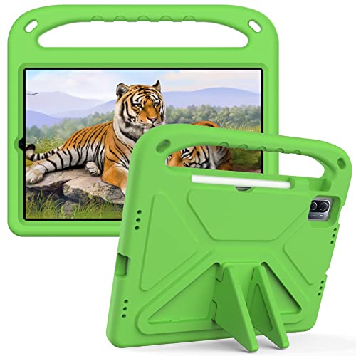 Kinder-Schutzhülle, kompatibel mit Xiaomi Mi Pad 5 / Mi Pad 5 Pro 27,9 cm (11 Zoll) 2021, Schutzhülle mit Stylus-Halterung und Schultergurt, Griff und Ständer, strapazierfähig, Hybrid-Schutzhülle für von HUOLUNGJIN