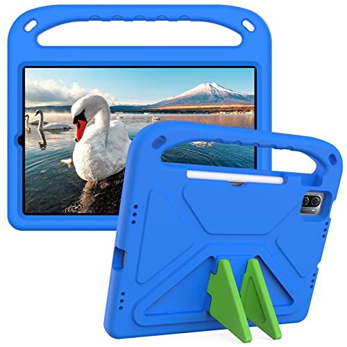 Kinder-Schutzhülle, kompatibel mit Xiaomi Mi Pad 5 / Mi Pad 5 Pro 27,9 cm (11 Zoll) 2021, Schutzhülle mit Stylus-Halterung und Schultergurt, Griff und Ständer, strapazierfähig, Hybrid-Schutzhülle für von HUOLUNGJIN
