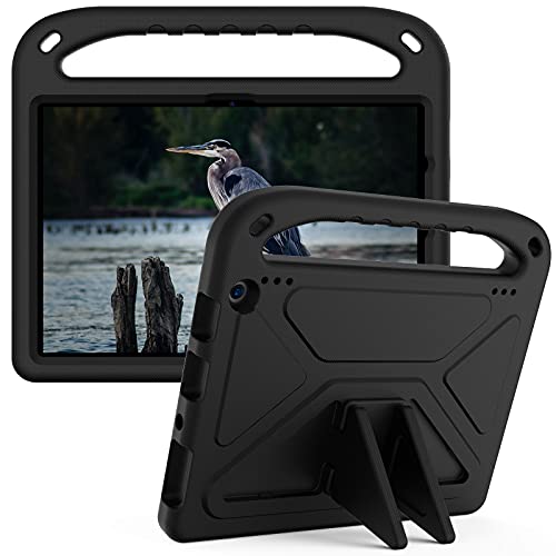 Kinder-Tablet-Hülle, kompatibel mit Amazon Fire Max 11 27,9 cm (11 Zoll) 2023, Hülle mit Ständer, strapazierfähig, stoßfest, EVA-Schutzhülle mit Griff/Schultergurt, Stoßschutz, Kinderabdeckung von HUOLUNGJIN