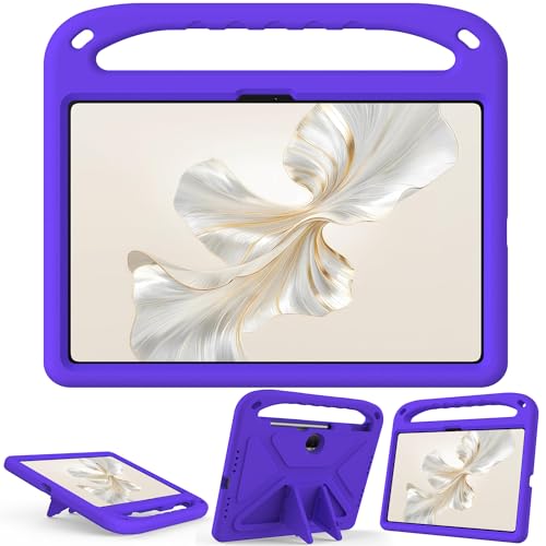 Kinder-Tablet-Hülle, kompatibel mit Honor Pad 9 12,1 Zoll, Hülle mit Ständer, strapazierfähig, stoßfest, EVA-Schutzhülle mit Griff/Schultergurt, Stoßschutz, Kinderabdeckung, Violett Kinder-Tablet-Hülle, kompatibel mit Honor Pad 9 12,1 Zoll, Hülle mit Ständer, strapazierfähig, stoßfest, EVA-Schutzhülle mit Griff/Schultergurt, Stoßschutz, Kinderabdeckung, Violett von HUOLUNGJIN