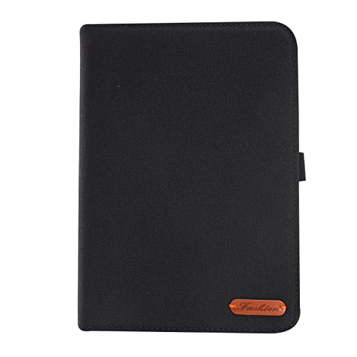 Schlanke Tablet-Hülle, kompatibel mit iPad Mini 7 (A17 Pro) 2024 / Mini 6 2021 8,3 Zoll, ultradünn, klappbar, Standfunktion, automatische Wake-/Sleep-Funktion, weiche TPU-Rückseite, Schwarz von HUOLUNGJIN