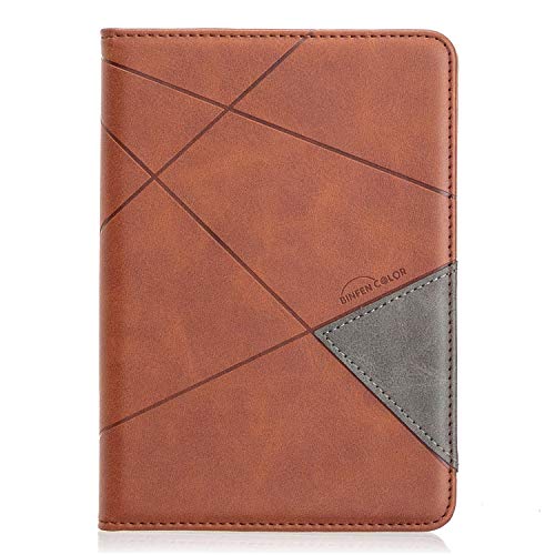 Tablet-Schutzhülle aus Leder, 15,2 cm (6 Zoll), kompatibel mit Kindle Paperwhite 10. Generation 2018 Release (KPW4), Business-Smart-Smart-Smart-Smart-Smart-Smart-Smart-Schutzhülle mit Kartenschlitz von HUOLUNGJIN