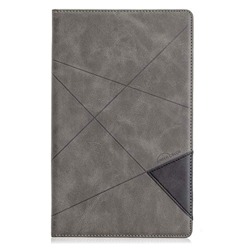 Tablet-Schutzhülle aus Leder, 20,3 cm (8 Zoll), kompatibel mit Amazon Fire HD 8 (8. / 7. / 6. Generation, Version 2018/2017/2016), Business Smart Magnetic Flip Fold Stand Cover mit Kartenschlitz von HUOLUNGJIN