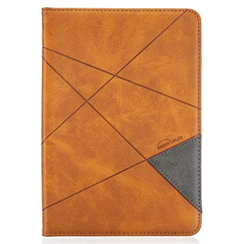 Tablet-Schutzhülle aus Leder, 20,3 cm (8 Zoll), kompatibel mit Amazon Fire HD 8 Tablet 2020, Business Smart Magnetic Flip Fold Stand Cover mit Kartenfach für Mann / Frau, automatische Wake von HUOLUNGJIN