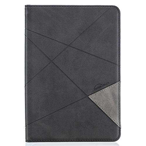 Tablet-Schutzhülle aus Leder, 20,3 cm (8 Zoll), kompatibel mit Amazon Fire HD 8 Tablet 2020, Business Smart Magnetic Flip Fold Stand Cover mit Kartenfach für Mann / Frau, automatische Wake von HUOLUNGJIN