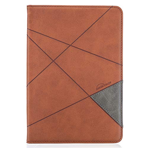 Tablet-Schutzhülle aus Leder, 20,3 cm (8 Zoll), kompatibel mit Amazon Fire HD 8 Tablet 2020, Business Smart Magnetic Flip Fold Stand Cover mit Kartenfach für Mann / Frau, automatische Wake von HUOLUNGJIN
