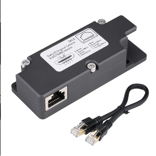 HUONIU Rechteckiger Dishy-auf-RJ45-Kabeladapter für Starlink-Satellitenantenne aus ABS von HUONIU