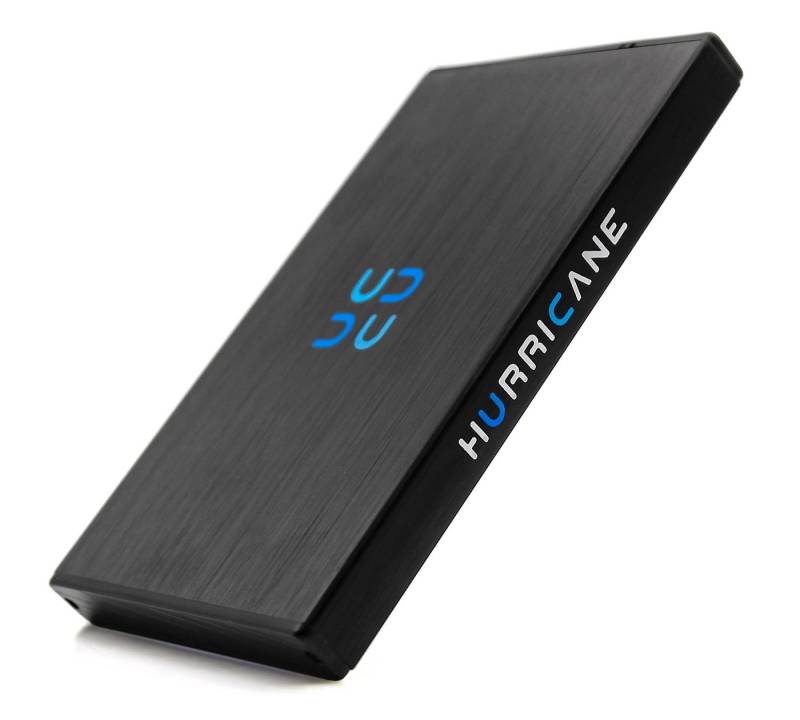 HURRICANE GD25612 tragbare externe Festplatte 1TB 2,5" USB 3.0 HDD Speicher externe HDD-Festplatte (1 TB) 2,5", für PC, Laptop, PS4, PS5, Xbox - kompatibel mit Windows, Mac, Linux von HURRICANE