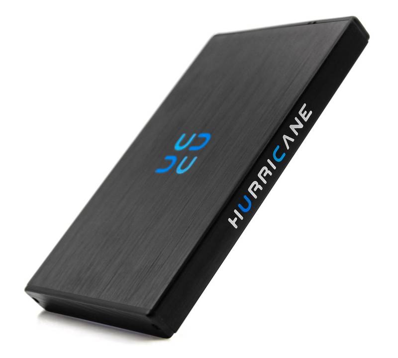 HURRICANE GD25612 portable externe Festplatte 500GB 2,5" USB 3.0 HDD Speicher externe HDD-Festplatte (500GB) 2,5", für PC, Laptop, PS4, PS5, Xbox - kompatibel mit Windows, Mac, Linux von HURRICANE