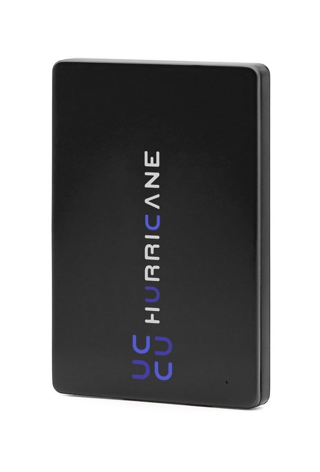 HURRICANE MD25C3 schwarz 750GB 2.5 Zoll Externe tragbare Festplatte USB Type C externe HDD-Festplatte (750GB) 2.5" von HURRICANE