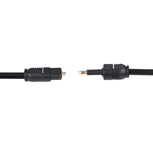 HURRISE Digitales Optisches Kabel, Optisches Kabel für Soundbar -Aux zu Optischem 4 Typen 3.5 Glasfaserkabel mit Digitalem Optischem 3,5 Mm -Optikkabel für Heimkino (#2) von HURRISE