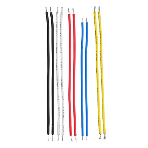 HURRISE Gitarrenkabel, Gitarrenzubehör Gitarrenverstärker 10pcs Inner Circuit Anschlussdraht für E -Gitarrenbass -Zubehör (9cm) von HURRISE