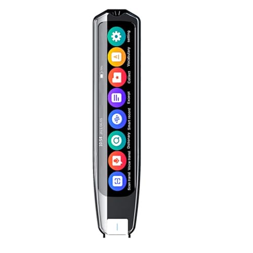 Smart Voice Translator Pen, Lesestift für Legasthenie, Unterstützt 8 Sprachen Offline-Übersetzung, 113 Sprachen Übersetzergerät, Wörterbuchstift von HURRISE