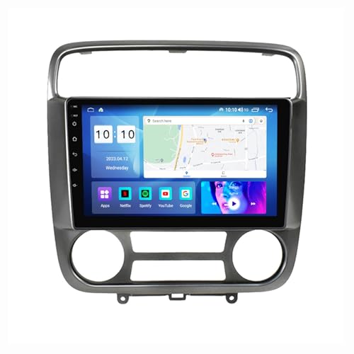 Android 12 Autoradio Mit Navi 2 Din 9 Zoll Touchscreen Autoradio Für Honda Stream 2000-2006 Mit Carplay Android Auto,mit RDS Bluetooth FM AM Lenkradsteuerung Rückfahrkamera (Color : A, Size : M500 8 von HURUMA