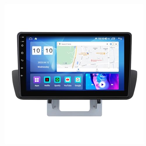 HURUMA Android 12 Autoradio Mit Navi 2 Din 9 Zoll Touchscreen Autoradio Für Mazda BT-50 2012-2018 Mit Carplay Android Auto,mit RDS Bluetooth FM AM Lenkradsteuerung Rückfahrkamera (Color : M300 4+64G) von HURUMA