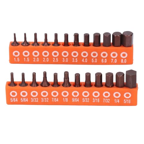 24 PCs Hex Head Drill Bit Set, Kaiserliche und Metrische Sechskantbits für den Industriellen Gebrauch, 1/4 Zoll Sechskant Shank mit Lagerhalter 24 PCs Hex Head Drill Bit Set, Kaiserliche und Metrische Sechskantbits für den Industriellen Gebrauch, 1/4 Zoll Sechskant Shank mit Lagerhalter von HUSHUI