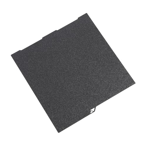 3D -Drucker -Build -Platte, Doppelseitiges Sandstrahlbett, Verbesserte Schwarze Textur für PLA, ABS, Nylon 256x268mm von HUSHUI
