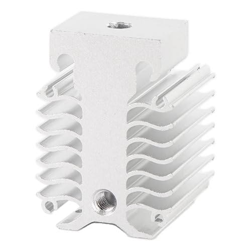 Aluminium 3D-Drucker-Wärme-Dissipationsblock, Hotend-Ersatzteile, Seitenschlossschraubenloch, Leicht, für Ender-3 V3 SE Extruder Hotend von HUSHUI