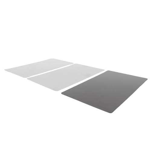 Flexible Bauplatte 2 PCS Set, Edelstahl, Gebürstetes Finish, Eindeutiger Griff, 228x131mm Kompatibel mit Photon Mono M7/M7 Pro 3D -Drucker von HUSHUI