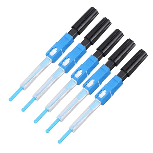 HUSHUI Hot Melt Faser Fast -Steckerfaser -optischer Stecker, Effiziente Konnektivitätsschwanzsicherheit, Premium -Keramik für Einzelne Modenfaser, Tragbare Staubabdeckung von HUSHUI