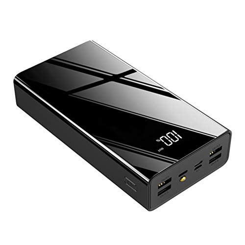 HUSHUI Power Bank, tragbares Ladegerät 40000mAh Power Bank LED-Powerbank mit großer Kapazität Externer Akku Tragbares Handy-Ladegerät von HUSHUI