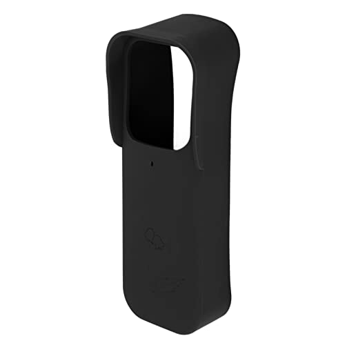 HUSHUI Türklingel Silikonabdeckung, Türklingelschutzabdeckung Staubdichtes Schutz Silikon -Türklingelabdeckung für Blink A363 (Schwarz) von HUSHUI