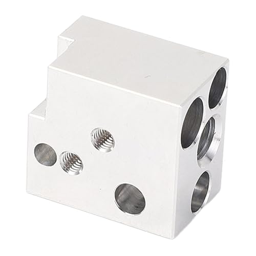 Kupferplattierte Legierung Hotend Extruderheizung Block mit Rillendesign für SV07 3D -Drucker, Hoher Temperaturbeständigkeit von HUSHUI