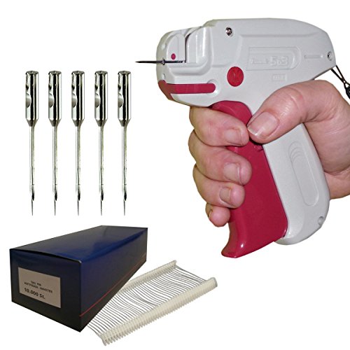 Etikettierpistole Set: Heftpistole Banok 503 X + 10.000 Heftfäden 40 mm Fein + 5 Nadeln Fein | HUTNER von HUTNER