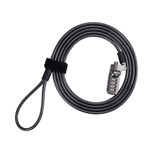 HUTSRAI Diebstahlsicherung, Kombination, Laptop, Kabel, Verriegelung, 4 Ziffern, Passwortsperre von HUTSRAI