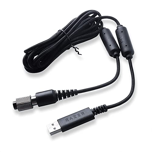 HUYUN USB Kabel Ersatz für Razer Panthera Evo Arcade Stick PS4 & Razer Atrox Xbox One Arcade Stick (Schwarz) von HUYUN