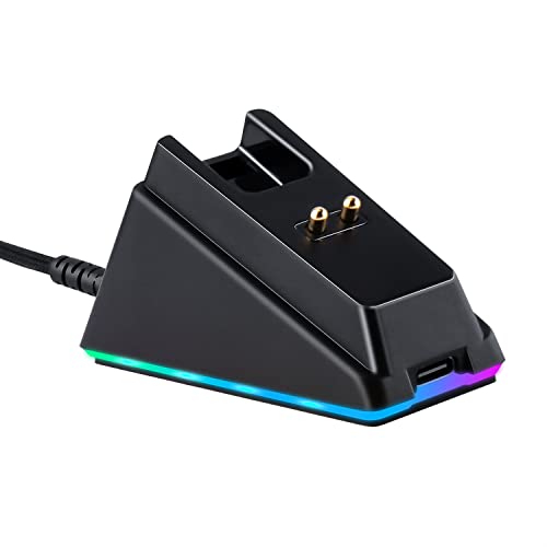 Ladegerät kompatibel für Razer Basilisk Ultimate/Viper Ultimate/Naga Pro kabellose Maus (Licht) von HUYUN