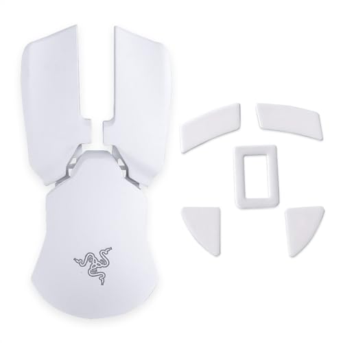 Maus rutschfest Top Schale/Abdeckung für Razer Viper ultimative kabellose Maus (weiß) von HUYUN