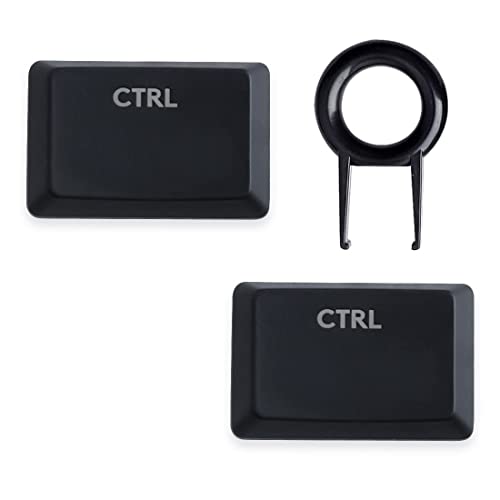 Ersatz-Tastenkappen mit Hintergrundbeleuchtung für GL Tactile Switch Logitech G813/G815/G913/G915 TKL RGB mechanische Gaming-Tastatur (2 Stück, Strgschwarz) von HUYUN