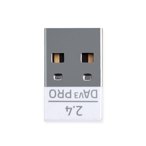 USB-Empfänger kompatibel für Razer DeathAdder V3 Pro kabellose Gaming Maus USB-Adapter (Weiß) von HUYUN