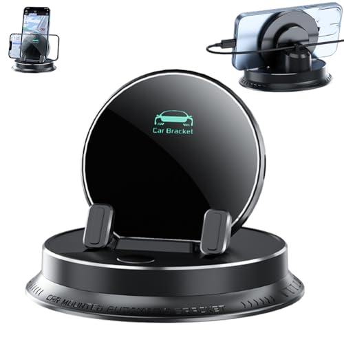 HVZUYY Deloyye Handyhalter, Deloyye Handy Halterung, Multifunktionaler Handyhalter Auto, 360-Grad-Drehbare Handyhalterung füRs Armaturenbrett Im Auto Kompatibel Mit Allen Modellen (1PCS) von HVZUYY