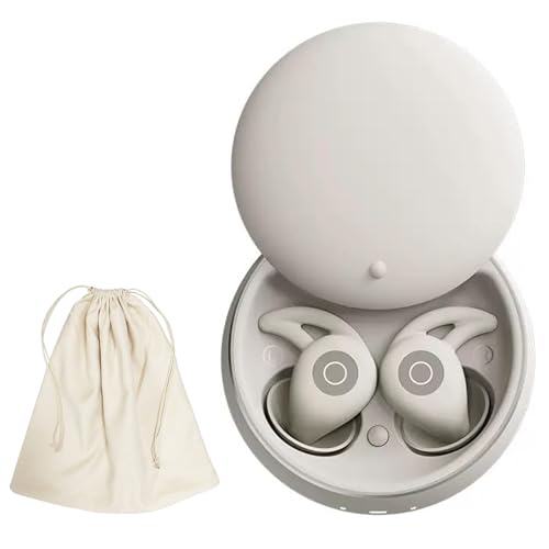 HVZUYY Novonell SnoozePods Pro, Anti Schnarch-Kopfhörer für Seitenschläfer, Ultrabequem & Geräuschfrei Schlafen mit ANC, Mini Bluetooth Sleepbuds mit 24h Akku, Aufbewahrungstasche inklusive (Weiß) HVZUYY Novonell SnoozePods Pro, Anti Schnarch-Kopfhörer für Seitenschläfer, Ultrabequem & Geräuschfrei Schlafen mit ANC, Mini Bluetooth Sleepbuds mit 24h Akku, Aufbewahrungstasche inklusive (Weiß) von HVZUYY