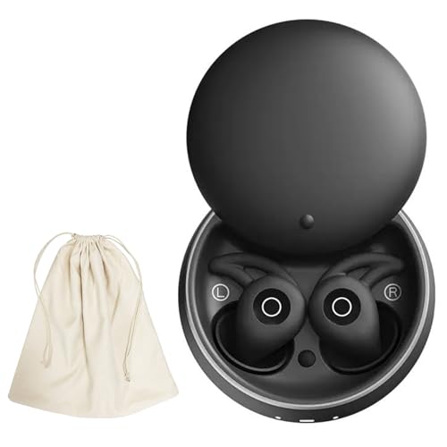 HVZUYY Novonell SnoozePods Pro, Anti Schnarch-Kopfhörer für Seitenschläfer, Ultrabequem & Geräuschfrei Schlafen mit ANC, Mini Bluetooth Sleepbuds mit 24h Akku, Aufbewahrungstasche inklusive (Schwarz) HVZUYY Novonell SnoozePods Pro, Anti Schnarch-Kopfhörer für Seitenschläfer, Ultrabequem & Geräuschfrei Schlafen mit ANC, Mini Bluetooth Sleepbuds mit 24h Akku, Aufbewahrungstasche inklusive (Schwarz) von HVZUYY