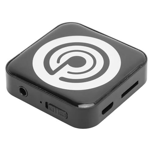 HWGING MP3-Player, Kabellos, Bluetooth, Tragbarer Musik-Player, Unterstützt Bis zu 32 GB, 3,5-mm-Kopfhöreranschluss (Schwarz) von HWGING