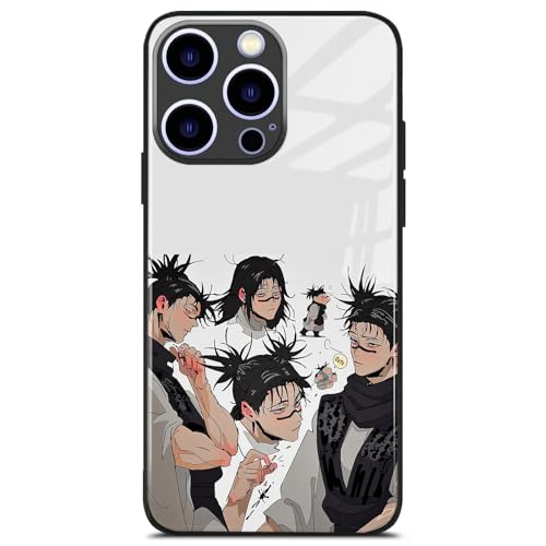 HWLHJJ Choso JJK Einzigartige Anime-Rollenmuster-Handyhülle – Manga, stoßfeste Schutzhülle aus TPU-Hartglas für iPhone 11 von HWLHJJ