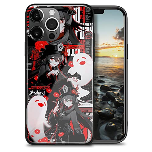 HWLHJJ Hu Tao Genshin Impact Anime Print Handyhüllen Manga-Schutzhülle (gehärtetes Glas, für iPhone 12) von HWLHJJ