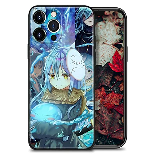 HWLHJJ Japanische Anime-Schutzhülle aus weichem Silikon mit Manga-Design, schützende Handyhülle (TenSura Rimuru Tempest, für iPhone 13 Pro Max) von HWLHJJ