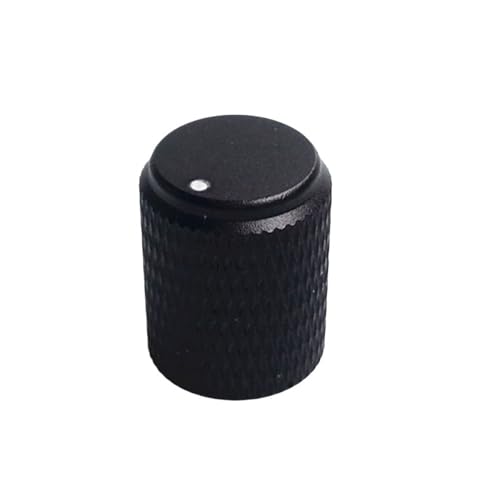HWWW Aluminiumlegierung Knopf Leistungsverstärker Audioverstärker Lautstärke CD Knopf 12X15mm(Black) von HWWW