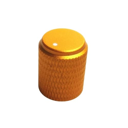 HWWW Aluminiumlegierung Knopf Leistungsverstärker Audioverstärker Lautstärke CD Knopf 12X15mm(Golden) von HWWW