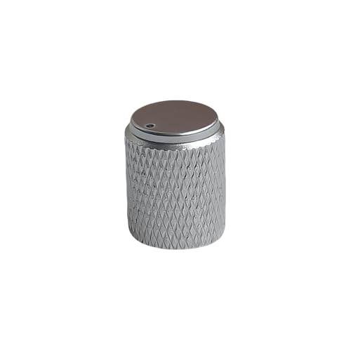 HWWW Aluminiumlegierung Knopf Leistungsverstärker Audioverstärker Lautstärke Potentiometer CD Knopf 12X15mm 5St(Silver) von HWWW