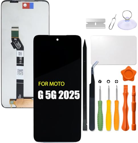 Ersatz für Motorola Moto G 5G 2025 LCD-Bildschirm für Moto G (2025) XT2513 LCD Touchscreen Display Panel Digitizer Montage mit Reparaturset von HWszyss