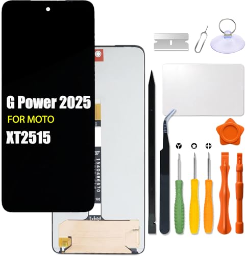 Ersatz für Motorola Moto G Power 2025 LCD-Bildschirm für Moto GPOWER (2025) XT2515-1 LCD Touchscreen Display Panel Digitizer Montage mit Reparaturset von HWszyss