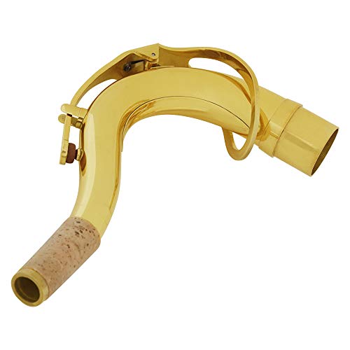 HXBER Messing Tenorsaxophon Saxophon gebogener Hals 27,8 mm Saxophon Zubehör Teile Gold HXBER Messing Tenorsaxophon Saxophon gebogener Hals 27,8 mm Saxophon Zubehör Teile Gold von HXBER